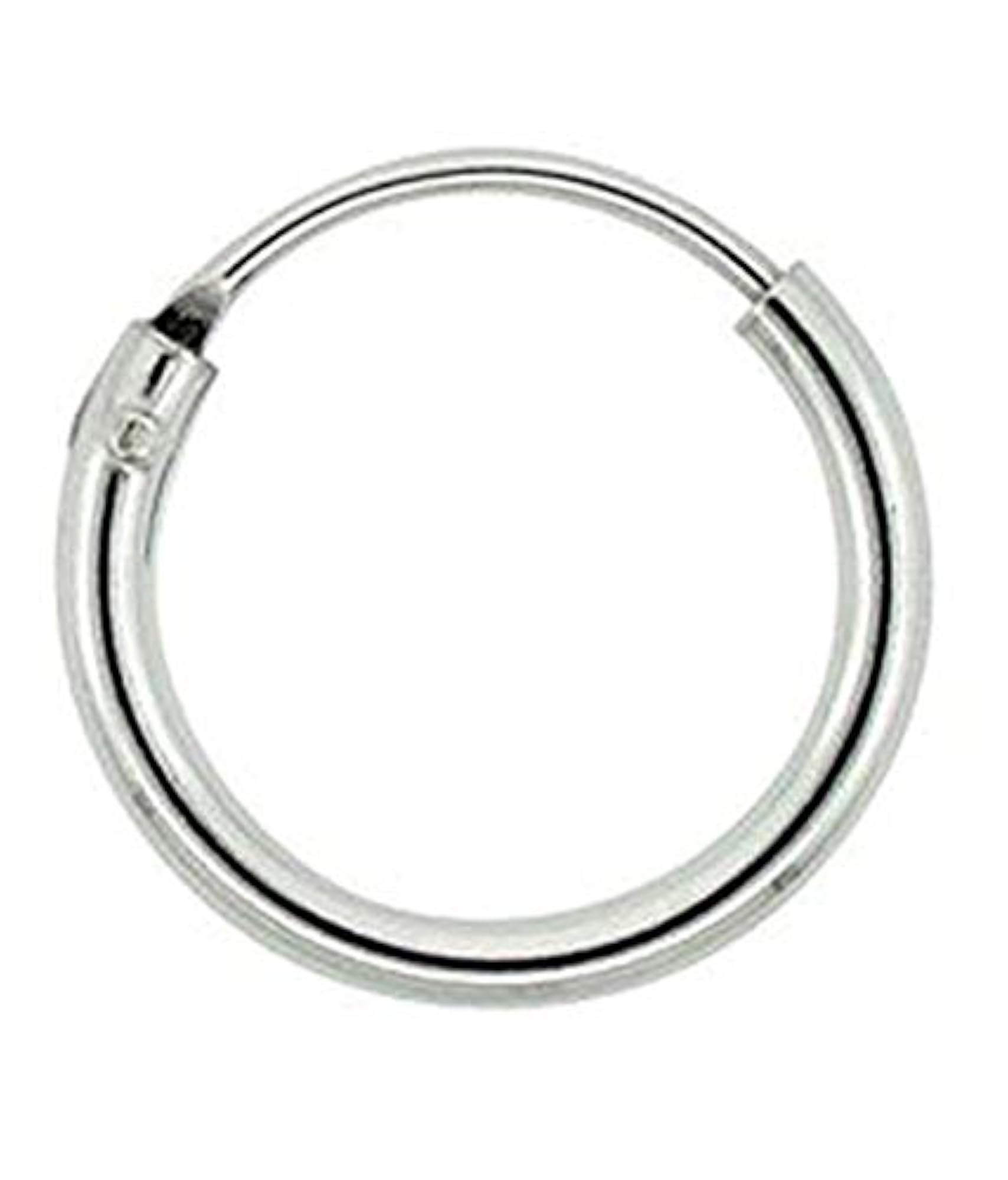 Sterling Silver Small Hoop Earrings for Kids, Men and Women